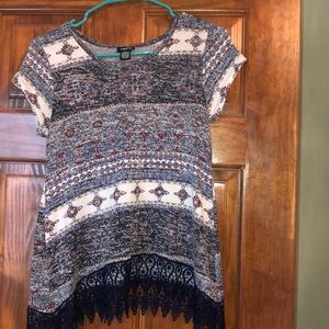 Size S Patterned Top